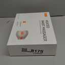 Portable Heating Pad for Back, Cordless Wearable Heat Belt with Massager for Lower Back Pain Relief, Battery Powered 8000 mAh Rechargeable, MAXwarm 3.0, Gift for Women Men 90-310 lbs (Beige)