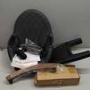 Convertible High Chair for Babies, Toddlers, Kids & Children - Wooden Highchair with Adjustable Height & Dishwasher Safe Tray - Wood Feeding & Dining Chair - Converts to Booster Seat (Black)