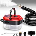 Handheld Steam Cleaner, 2500W Portable High Temp Bathroom Power Steamer Cleaning Machine High Pressure Steam Cleaner For Home Use Kitchen Grease Car Detailing
