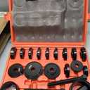 Orion Motor Tech Wheel Bearing Press Kit for Front Wheel Drive Bearing Removal & Installation, 24pc Wheel Bearing Puller Tool Set with Sliding Screws Universal Bushings Sleeves Storage Case