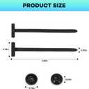 200Pcs Nylon Universal Cable Tie Buckle, Ziplock Pro Car Button Grip Ziptie Lock Clips, Strap Style Self-Locking Zip Tie for Automotive Bumper Fender Liner Auto Body Trim Panel Fastener Push Rivets