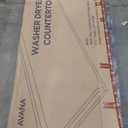 Avana (100% Natural Solid Wood Washer Dryer Countertop  Oak Pine Laundry Countertop with Raised Edges, 54 x 27.5 Counter Top for Washer and Dryer, Laundry Room Organizer & Tabletop