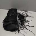 Hosuly Banister Guard 15 x 3 ft Balcony Netting for Kids Pets Stairway Safety Net Baby Fence Door Balcony Netting Safety Mesh Stair Net with No Drilling for Apartment Railing(Black)