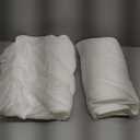 Amazon Basics 2-Piece Quick-Dry Oversize Bath Towel, 100% Cotton, 54" x 30", White