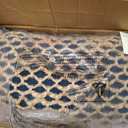 Boho Living Jada Decorative Throw, Includes Accent, Premium Woven Design, Living Room Dcor, (1) 12" x 20" Pillow Cover with Insert, Indigo