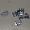 Jetec 6 Pieces Mini Blind Brackets for Window Blinds, with Screws (1.38 x 1.18 Inches)