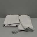 100% Blackout Curtains 90 Inches Long for Living Room 2 Panels Set, Room Darkening Energy Saving Curtain Window Coverings Elegant Flax Linen Hook Belt Pleated Drapes Aesthetic Bedroom(W50"xL90",Birch) : Home & Kitchen