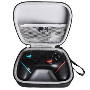 Hard Controller Case Compatible for Switch Wireless Pro Controller, Travel Protective Carrying Storage Bag (Black)