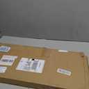 HVAC Premium 30'' x 8'' [Duct Opening] Flat Stamped Steel Return Air Grille - Sidewall and Ceiling - HVAC Vent Duct Cover - Brown [Outer Dimensions: 31.75''w x 9.75''h]