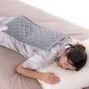 OCOOPA Graphene 8-Layer Heatlock Heating Pad,Ultra Rapid Heat, for Back Pain and Period Cramps Relief, Electric Heating Pad for Neck and Shoulder 6 Heat Settings (XL 12"x24" Gray)