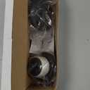 PRIMSOPH Trip Lever Overflow Faceplate Tub Drain Trim Kit with Linkage Conversion Kit Assembly Universal Fine Coarse Thread Replacement Matte Black