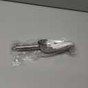 Metal Ice Scoop 6 OzKitchen Ice Scooper for Ice Maker, Small Food Scoops for Bar Party Wedding Pet Dog Food, Stainless Steel Silver