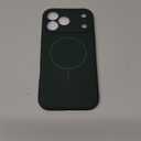 Miracase Magnetic for iPhone 17 Pro Max Case, Compatible with MagSafe, Integrated Silicone Camera Control Cover, 3.0mm Thicken Shockproof Drop Protection Phone Case for 17 ProMax, Dark Green