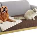 Waterproof and Anti-Slip Dog Bed Cover and Pet Blanket Sofa Pet Bed Mat car Incontinence Mattress Protectors Furniture Couch Cover for Most Cats Dogs, Pets30x70-Chocolate (30x70Inch (Pack of 1))
