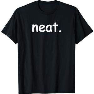 Neat T Shirt T-Shirt, Small, Black