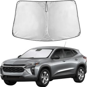 Autovir Windshield Sun Shade Fit for 2024 2025 2026 Chevrolet Trax | Sunshade, Front Car Window Shades Sun Visor, Blocks UV Rays & Heat, Car Accessories