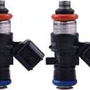 JEENDA 2PCS Fuel Injectors 27400040 Compatible with 2017-2023 Harley-Davidson Road King Street Glide Electra Glide CVO Street Glide