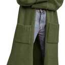 Danedvi Cardigan Sweaters for Women Fall Open Front Knit Cardigans Duster Coat Size L