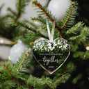 Our First Christmas Together Ornament 2025 - Wedding Gifts - Wedding Gifts for Couples 2025 - Future Mr and Mrs, Married Couple Gift Ideas - Glass 1st Christmas Together Ornament