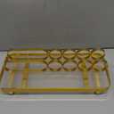 Electric Toothbrush Holder for Bathroom Countertop 5 Metal Slots Toothpaste Razor Mouthwash Organizer, Gold