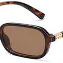 Appassal Retro Rectangular Sunglasses for Women Vintage 2026 Fashion Trendy Funny Small 90s Square Sunnies AP3698