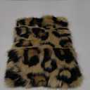 INSMEER 1PC True Leopard Print Pillow Case Decorative Faux Fur Leopard Pillow Covers Plush Shaggy Cheetah Pillow Cases for Bedroom Couch Sofa 18x18 inch