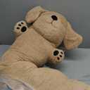 Muiteiur 43.3 Inch Long Dog Plush Pillow, Golden Retriever Dog Stuffed Animal with Big Ears, Soft Hugging Body Pillow, Gift for Kids, Girlfriend