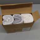 3-Pack Organic Baby Swaddle Sleep Sacks - Swaddles for Newborns, Infant 3-6 Months, Baby Girls, Boys, Soft & Snug Newborn Sleep Sack, Nursery Swaddling Blankets (Cloud, L)