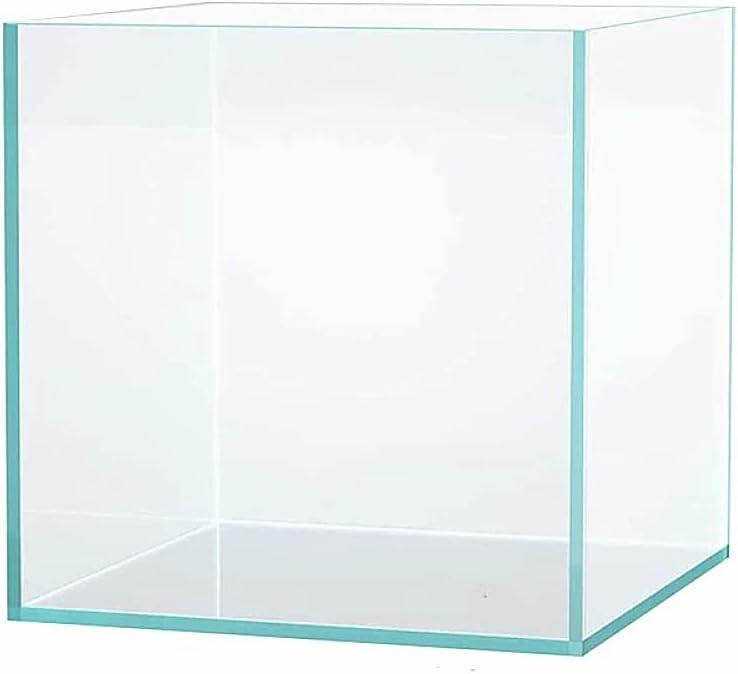 Small Nano Tall Rimless Tank, Glass Fish Tank, Betta Tank (2 Gallon 7.8x7.8x7.8inch/20x20x20cm)