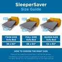 Meliusly Sleeper Sofa Support Board Full Size (46x64) Permanently Installed Wood Sofa Bed Board for Pull Out Couch, Folds with Frame, Under Mattress Bar Shield, Sofa Bed Support, Folding Bed Board