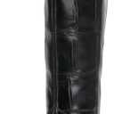 Vince Camuto Women's Sangeti Wide Calf Stacked Heel Knee High Boot, Black, 11)