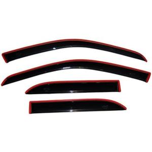 Auto Ventshade [AVS] In-Channel Rain Guards for 2016 - 2023 Toyota Tacoma Double Cab | Window Vent Visors, 4 pcs. - Smoke | 194768