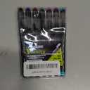 PILOT Pen 90029 Precise Varsity Pre-Filled Fountain Pens, Medium Point Stainless Steel Nib, Black/Blue/Red/Pink/Green/Purple/Turquoise, 7-Pack Pouch