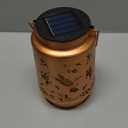 Hummingbird Solar Lanterns Outdoor Waterproof Hanging Solar Lights Hummingbird Birthday Gifts for Women Men Mom Metal Decorative LED Lantern Outside for Decor Garden,Yard,Patio,Lawn,Porch,Backyard