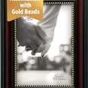 Classic Traditional Lucy Picture Frame, 5" x 7", Dark Brown