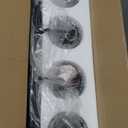 4-Light Black Bathroom Light Fixtures Over Mirror Modern Vanity Lights Crystal Wall Sconce Vintage Bathroom Lighting with Crystal Shade E26 Base for Bedroom, Living Room, Hallway