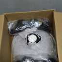 Plug in Pendant Light, Hanging Lamp with Black Barn Pendant Lighting with 14.76ft Cord On/Off Switch, Adjustable Pulley Hanging Pendant Lighting for Kitchen Bedroom Restaurant 2 Pack