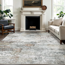Washable Rugs 8x10, Abstract Large Area Rugs for Living Room, Rust
Non Slip, Soft & Lighweight, Folable, Stain Resistant Low Pile Modern Carpet Rugs for Bedroom, Kitchen, Dining Room Home