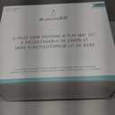 The Peanutshell Nursery Bundle: Crib Sheet & Floral Baby Tummy Time Mat & Nursery Decor & Plush Rabbit Security Blanket Play Toy