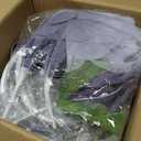 Giant Artificial Flower Decor,Oversized Gradient Organza Flower with Bendable Stem,DIY Shape Fake Flower Sculpture with Heavy Base for Wedding,Event,Party & Photo Backdrop,Store Display(purple)