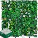 Grooy Artificial Hedge Grass Wall, Boxwood Panels 20"x20"(12pcs), Greenery Wall Backdrop, UV Protected Privacy Fence Screen, Green Wall Decor for Outdoor Indoor Wedding Dcor