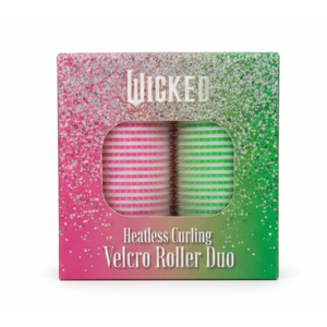 2pcs WICKED Heatless Curling Velcro Roller Duo