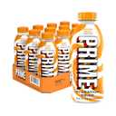 PRIME Hydration ORANGE SWIRL, Sugar Free Sports Drinks, Electrolyte Enhanced to Replenish Fluids, B Vitamins, Antioxidants, Made with Natural Flavors, 16.9 Fl Oz 12 Pack (EXP 05/16/27)
