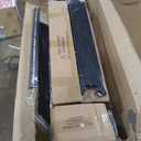 Rolanstar Bed Frame Twin Size with USB Charging Station, LED Bed Frame with Wood Storage Headboard, Black Metal Platform Bed with Under Bed Storage, No Box Spring Needed, Noise Free