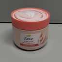Dove White Peach & Crushed Rice Body Scrub Exfoliates and Deeply Nourishes for Smooth, Radiant Skin 15 oz