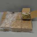 Pinkunn 6 Pack Ramadan Serving Trays with Lids Gold Eid Mubarak Trays Plates Ramadan Home Decor Moon Star Candy Dish Dessert Storage Organizer for Iftar Islamic Muslim Party, 3.5 Inch (Classic)