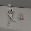 Reading Lady Statue, Lady Statue Decorative Female Figurine Thinker Statue Aesthetic Sculpture for Room Decor, Bookshelf, Desk, Modern Abstract Decor