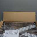 Amazon Basics 4-Shelf Adjustable, Storage Shelving Unit, (200 Pound Loading Capacity per Shelf), Steel Organizer Wire Rack, 13.4"D x 23.2"W x 48"H, Chrome