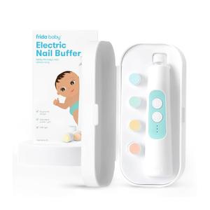 Frida Baby Electric Nail Buffer | Safe + Easy Baby Nail File, Baby Nail Clippers + Nail Trimmer Kit for Newborn, Toddler, Children's Fingernails/Toenails, 4 Buffer Pads, LED Light, Storage Case, White Frida Baby Electric Nail Buffer | Safe + Easy Baby Nail File, Baby Nail Clippers + Nail Trimmer Kit for Newborn, Toddler, Children's Fingernails/Toenails, 4 Buffer Pads, LED Light, Storage Case, White