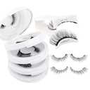 Natural Look 4 Pairs Magnetic Eyelashes Kit with Applicator No Glue Needed Kit Reusable False Eyelashes Soft Waterproof Magnetic Eyelashes Easy to Wear and Remove By Wendy Lashes4 Pairs-K8+604